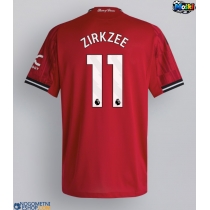 Moški Nogometni dresi Manchester United Joshua Zirkzee #11 Domači 2025-26 Kratek Rokav